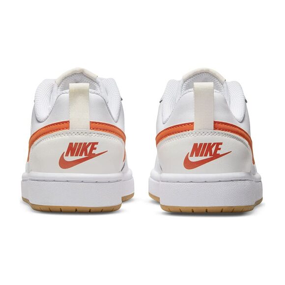 NWT NIKE  kids - SHOES SNEAKERS NIKE  5 Y - WHITE/ORANGE-SUMMIT - Picture 2 of 7